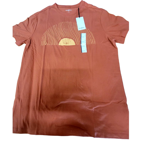 Goodfellow Mens Size Large, Divine Red, Screen Print Graphic Tee, Short Sleeve - Picture 2 of 9